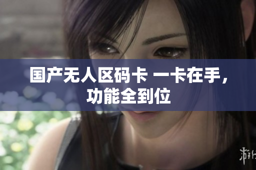 国产无人区码卡 一卡在手，功能全到位