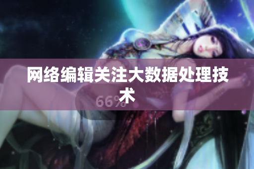 网络编辑关注大数据处理技术