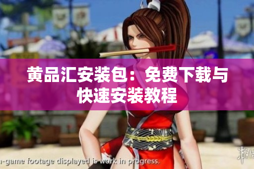 黄品汇安装包：免费下载与快速安装教程