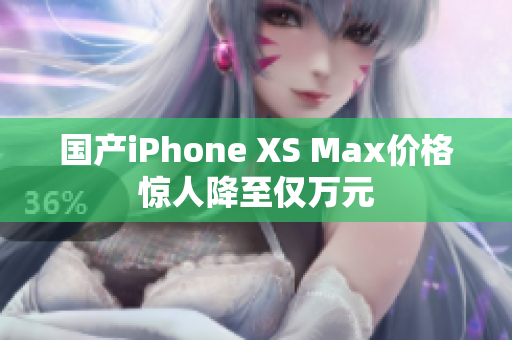 国产iPhone XS Max价格惊人降至仅万元