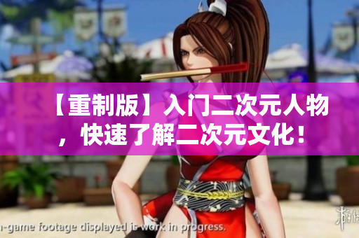 【重制版】入门二次元人物，快速了解二次元文化！