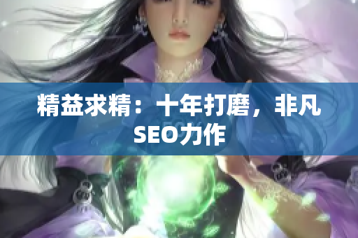 精益求精：十年打磨，非凡SEO力作