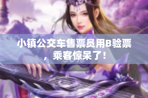 小镇公交车售票员用B验票，乘客惊呆了！