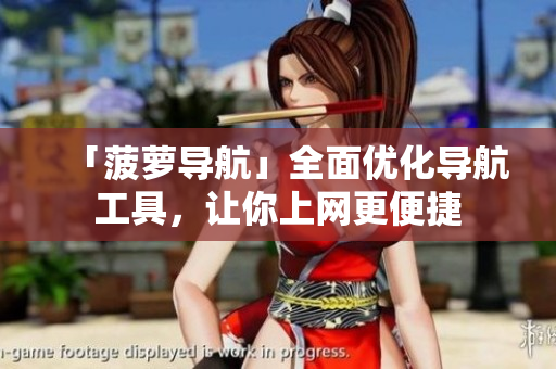 「菠萝导航」全面优化导航工具，让你上网更便捷