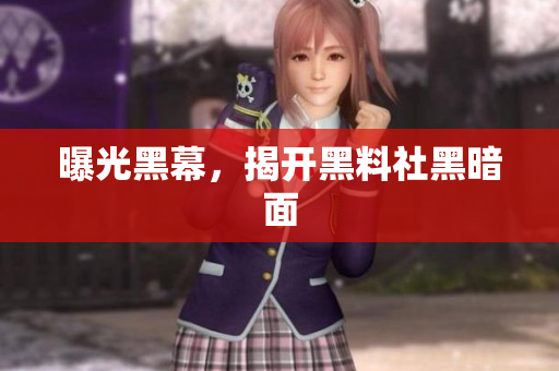 曝光黑幕，揭开黑料社黑暗面