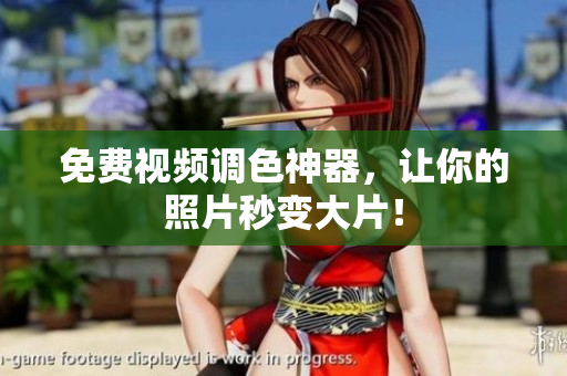 免费视频调色神器，让你的照片秒变大片！