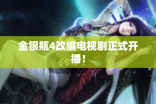 金银瓶4改编电视剧正式开播！