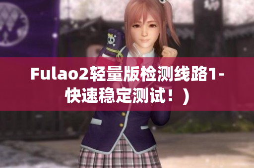 Fulao2轻量版检测线路1-快速稳定测试！)