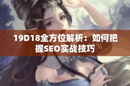 19D18全方位解析：如何把握SEO实战技巧