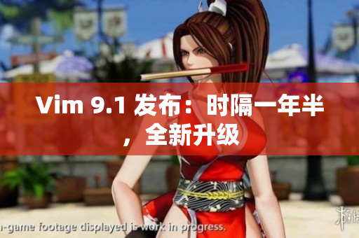 Vim 9.1 发布：时隔一年半，全新升级