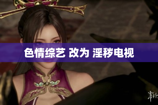 色情综艺 改为 淫秽电视