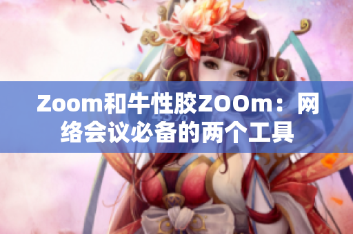 Zoom和牛性胶ZOOm：网络会议必备的两个工具