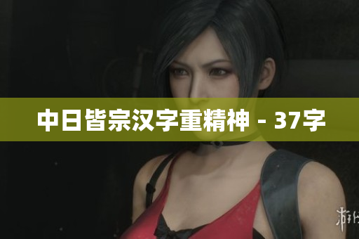 中日皆宗汉字重精神 - 37字
