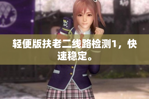 轻便版扶老二线路检测1，快速稳定。