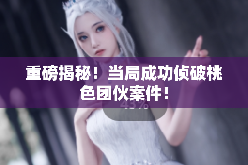 重磅揭秘！当局成功侦破桃色团伙案件！