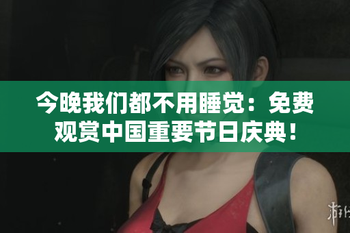 今晚我们都不用睡觉：免费观赏中国重要节日庆典！
