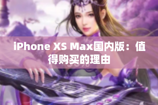 iPhone XS Max国内版：值得购买的理由