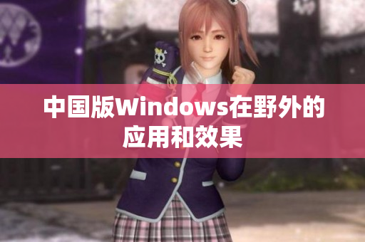 中国版Windows在野外的应用和效果