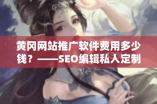 黄冈网站推广软件费用多少钱？——SEO编辑私人定制推广方案。