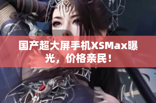 国产超大屏手机XSMax曝光，价格亲民！