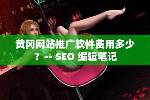 黄冈网站推广软件费用多少？-- SEO 编辑笔记